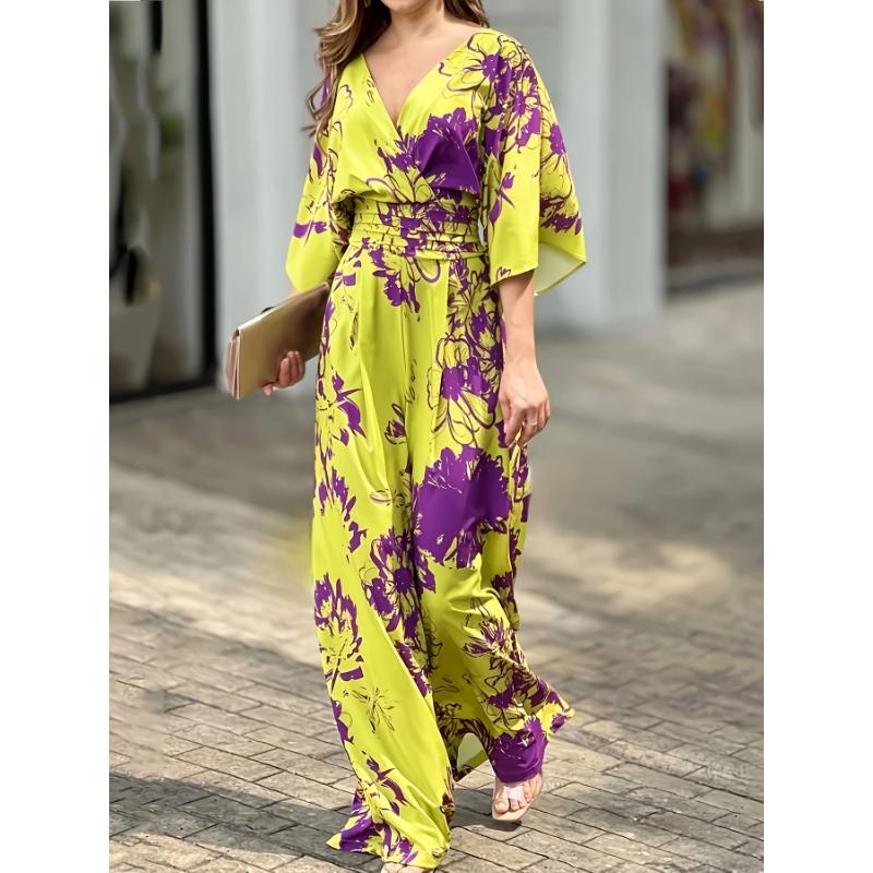 Casual Print Split Joint Slit Oblique Collar Straight Dresses(8 colors) Casual Print Split Joint Slit Oblique Collar Straight Dresses(8 colors)