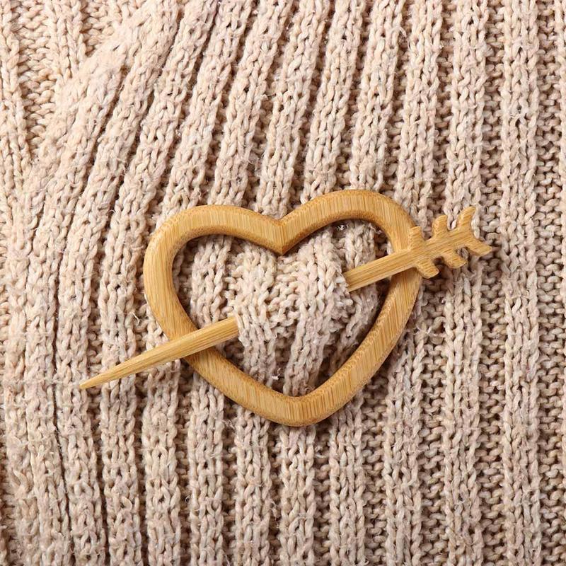 Product Introduction of Cute Lovely Trendy Bird Animal Bear Rabbit Heart Clothing Accessory Women Brooch Wooden Brooch Fashion Jewelry 8