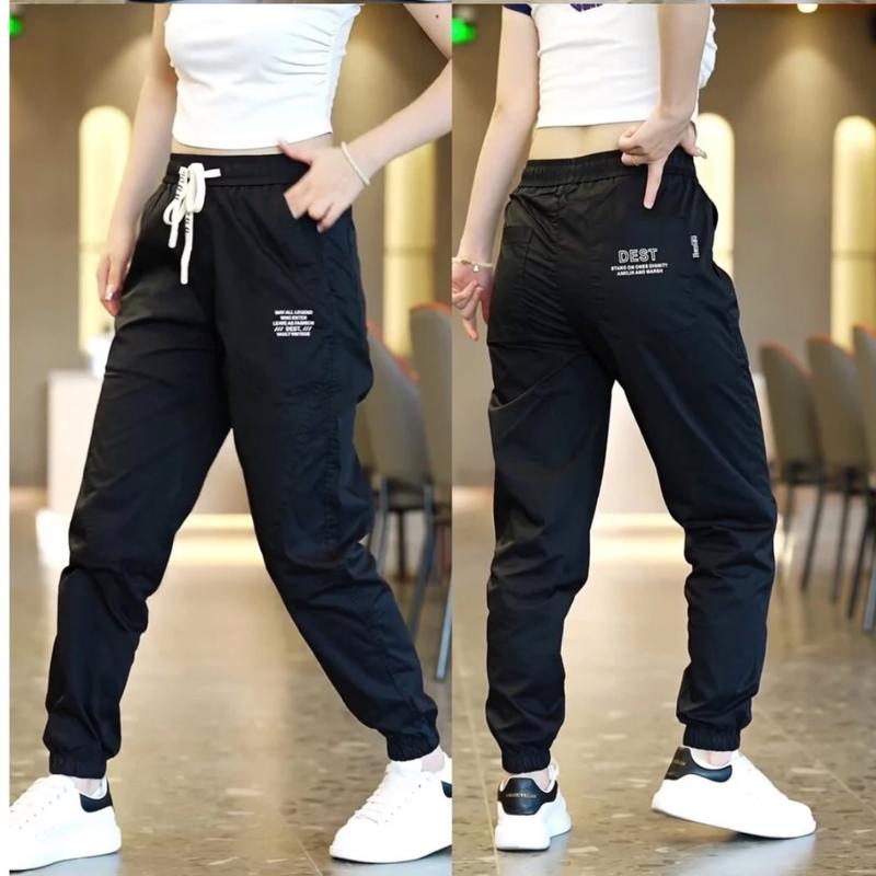 Quần kaki thể thao ống rộng bo chun,quần jogger cạp chun trẻ trung năng động Sport Tập Yoga Tập Gym 1