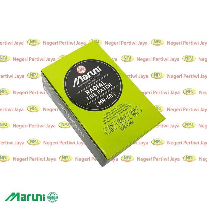 Gambar Maruni Radial Tire Patch MR-40 Box dari negeripertiwijaya Kota Administrasi Jakarta Barat 3 Tokopedia