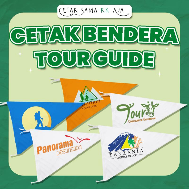 [FREE DESIGN] CETAK BENDERA TOUR GUIDE CUSTOM TUR GUIDE CUSTOM 0