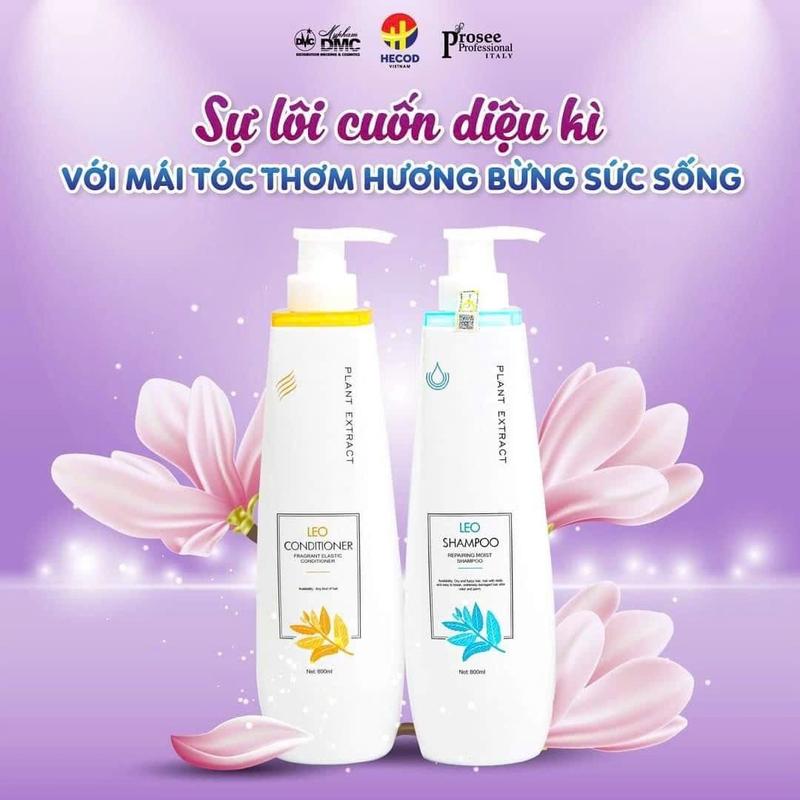 Cặp dầu gội LEO dung tích 800ml/chai cả cặp 1600ml/cặp mùi hương nước hoa