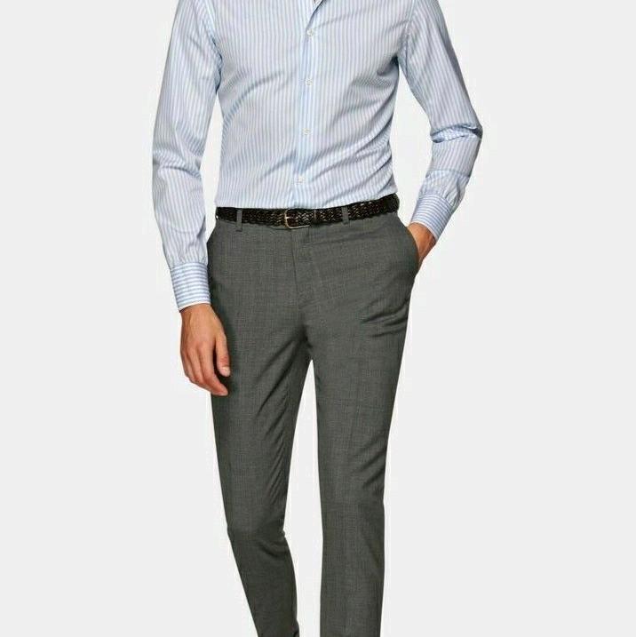 CELANA PANJANG FORMAL SLIMFIT PRIA Hitam Muda Tebal Navy Kerja Kantor Abu 6