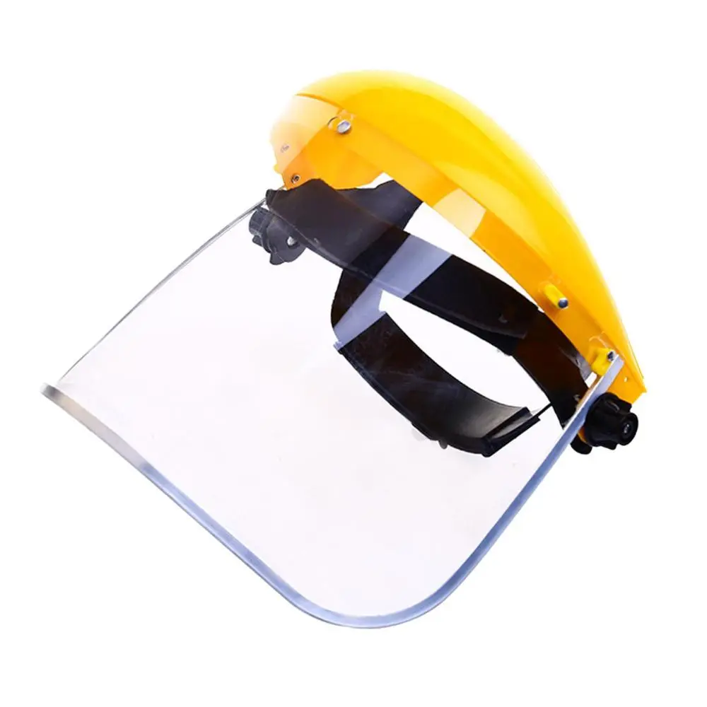 Mặt kính chắn gió và giá đỡ, thay thế tự làm, cho mũ cứng vành đầy đủ, cắt tỉa chuyên nghiệp, phụ kiện bảo vệ Thu Cỏ Vườn