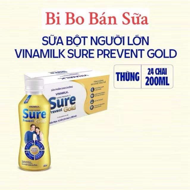 COMBO 2 Thùng 48 Chai Sữa Bột Pha Sẵn Sure Prevent Gold - 200ml [Sữa Dành Cho Người Lớn Tuổi]