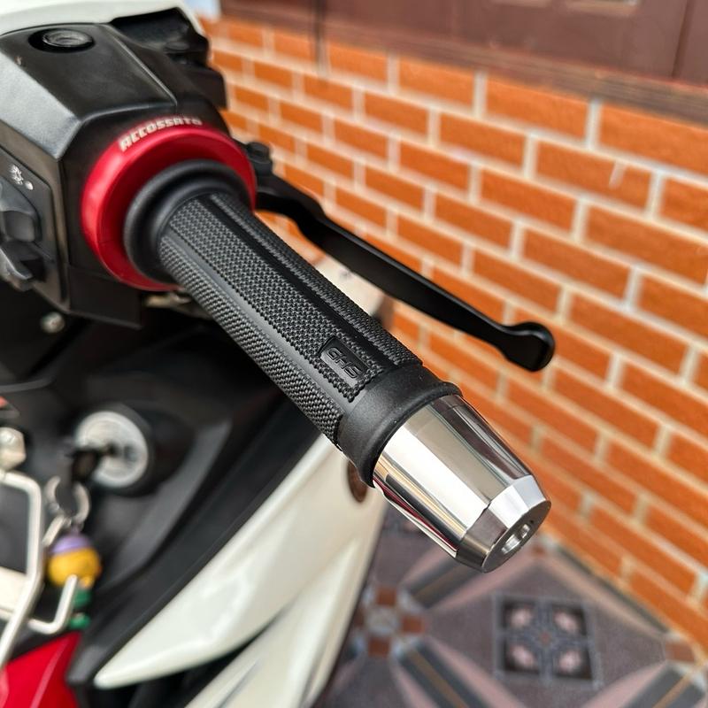 Gù tay lái,Gù tạ (350g) tặng kèm bao tay(Sonic,155 ghi chú để gởi nhôm riêng) Inox Phụ Kiện Phụ Tùng đồ  chơi xemáy bao  tay daytona v2