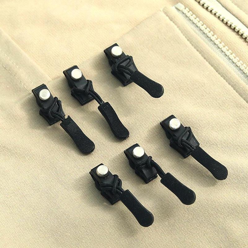 2/6/10 Pieces Zipper Repair Kit Universal Instant Zipper Repair Replacement Zipper Sliding Teeth Rescue Zipper Head For 3 Sizes 7