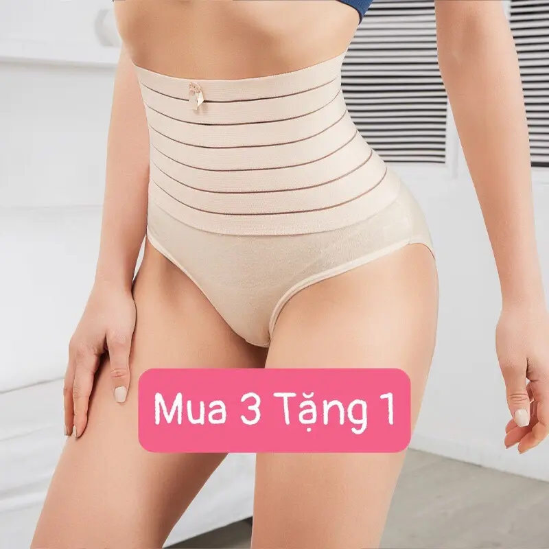 [ Set 3quần + tặng 1 quần ] gen định hình thon gọn v2 chống cuộn siêu mềm