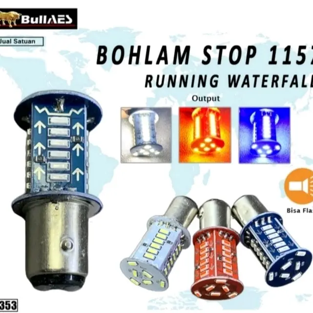 Bohlam Lampu running led belakang