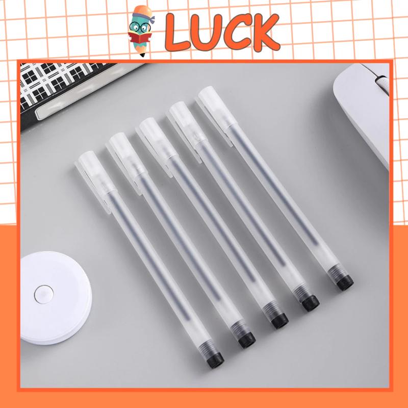 Product Introduction of [Big Sale] pen con Bút bi Gel bấm Màu Đen/Đỏ/Xanh, Ngòi 0.5mm, Nhanh Khô Không Lem, Thân Bút Nhám Sang Trọng, Viết Êm Không Nhòe bút siêu tạ bút nhân phẩm xịn bút gel nắp cài back school đồ dùng học tập bút không ngòi bút nước 27