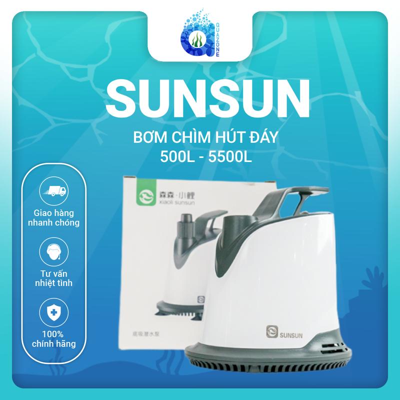 Máy bơm chìm hút đáy bể cá SUNSUN XGP 500L, 1000L, 1500L, 2500L, 300L, 3500L, 4500L, 5000L, 5500L lực bơm mạnh mẽ, tiết kiệm điện năng, siêu yên tĩnh