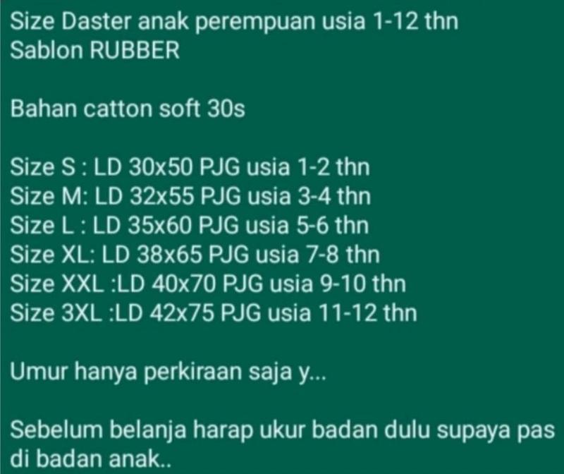 Product Introduction of Liu's_Kids99 / daster anak cewek TINITAN untuk Umur 3-12th Katun Lembut Lengan Pendek Fashion daster anak dress bayi 0