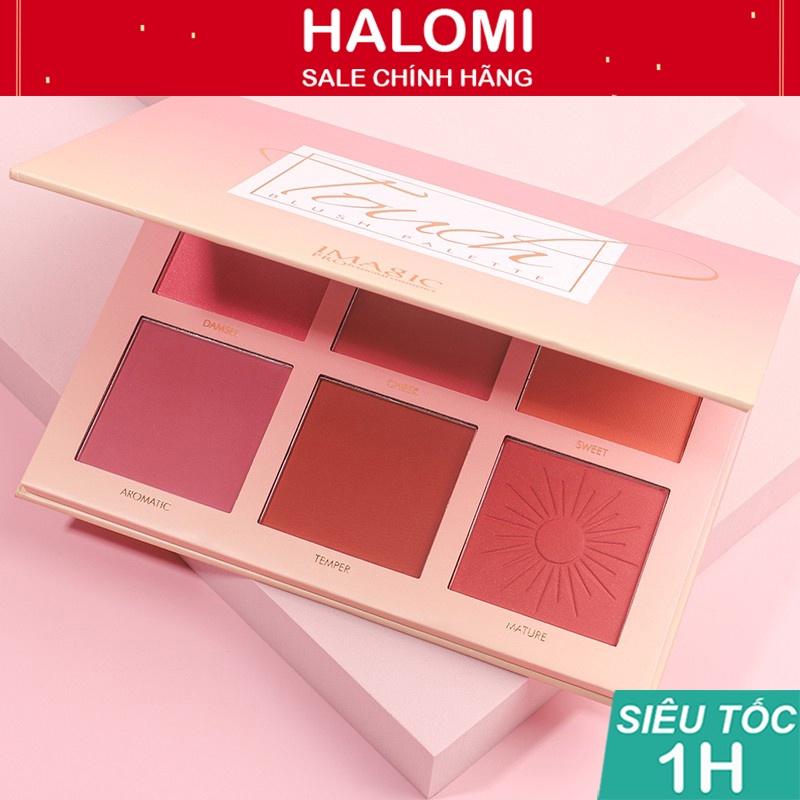 Phấn Má Hồng IMAGIC 6 Ô Màu Trang Điểm Quyến Rũ Chính Hãng Makeup Chuyên Nghiệp