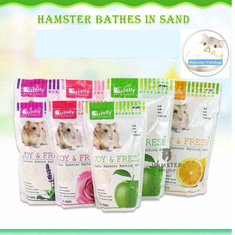 Cát tắm jolly cho Hamster thỏ bọ sóc 500g