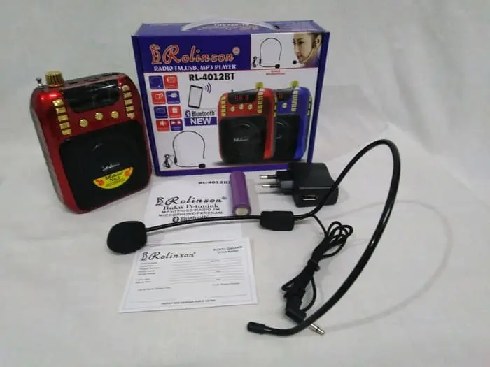 COD Speaker Rolinson RL-4049 SERI-4012 Original Speaker Pinggang MP3 + Radio + Mic Rolinson RL- 4012 Speaker Terbaru 0