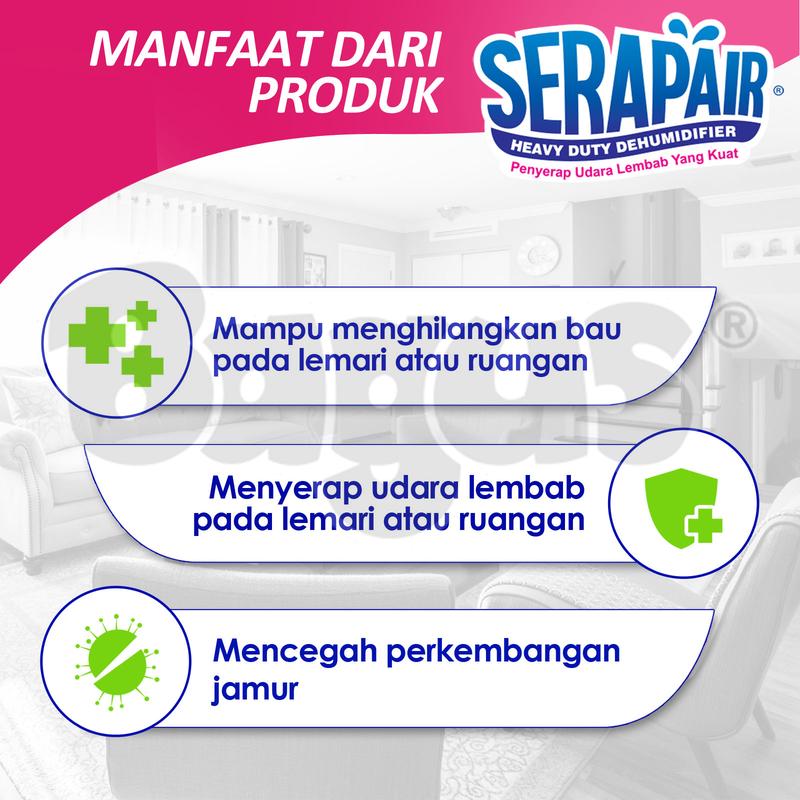 Ikoca Bagus Serapair Square Box serap air 700 ml Extra Fresh Biru W-20402 3