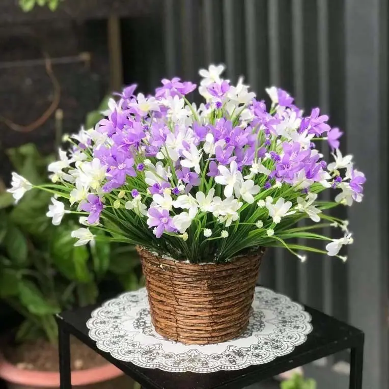 Hoa Thuỷ Tiên - 1 Cụm hoa thuỷ tiên giả trang trí nhà cửa, decor cực xinh 4