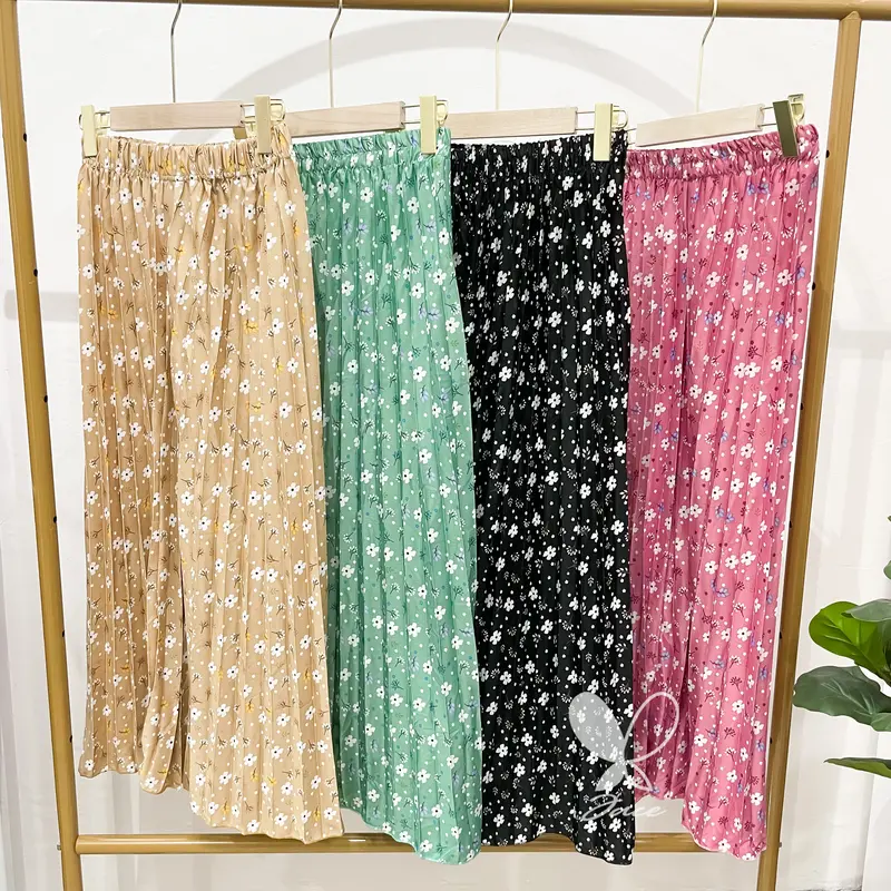 JACE ROK PLISKET MOTIF Rok Motif Rok Bunga Mayung Hyget Jumbo Bunga Setrip Polkadot Karet Panjang Variasi 2