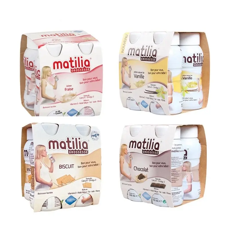 Sữa Bầu Matilia Pháp Đủ Vị Bích Quy ,Vani, Dâu, socola Cho Mẹ Bầu