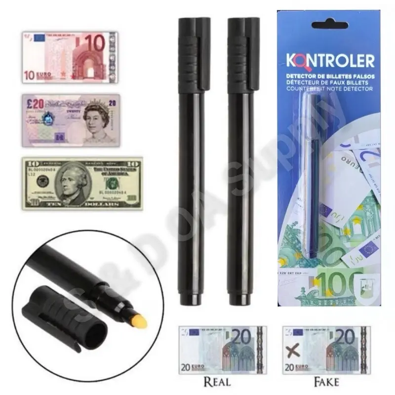 ปากกาตรวจจับธนบัตรปลอม แบงค์ปลอมตรวจได้ทุกสกุลเงิน ทุกประเทศ ( พร้อมส่งในไทย )