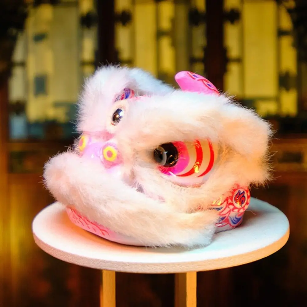 Kawaii Lion Dance Lion Dance Creative Ornaments Personality Cartoon Creative Lion Dance Decoration Red Creative Cartoon Chinese Red Lion Dance Decor Living Room