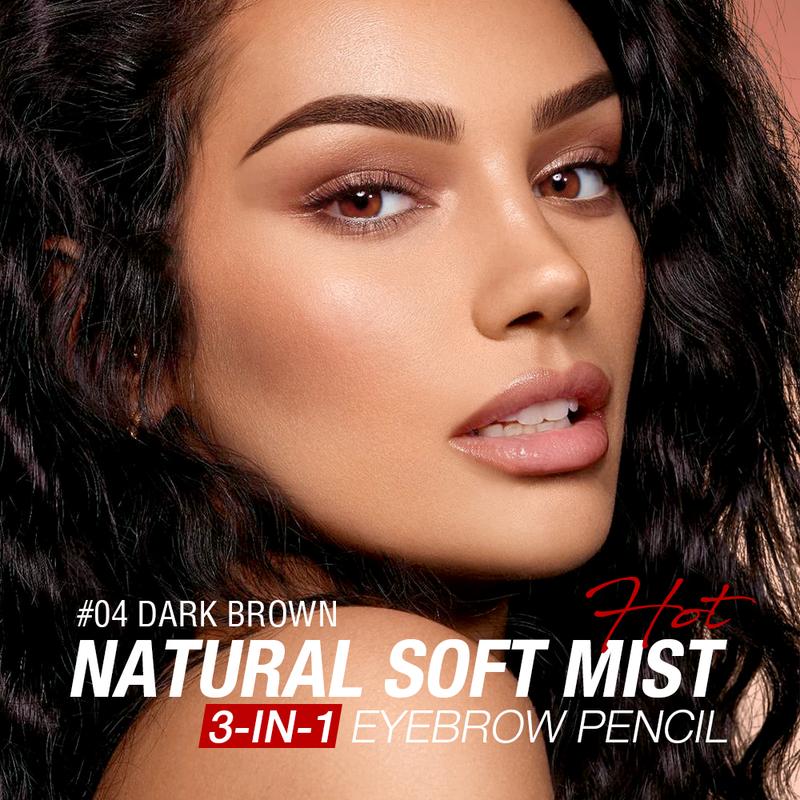 O.TWO.O 3 In 1 Eyebrow Pencil With Eye Brow Razor Waterpoof 24HR Naturally Defined 0.5mm-4mm Easy to Makeup Kits 1