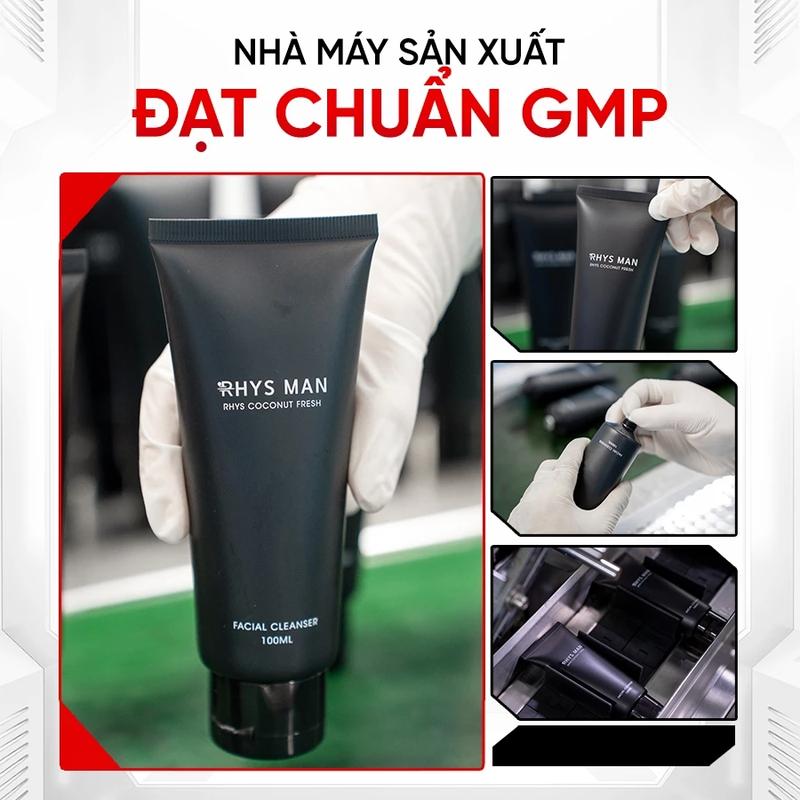 Product Introduction of Sữa rửa mặt nam RHYS MAN Rhys Coconut Fresh hương dừa thơm mát 100ml 2