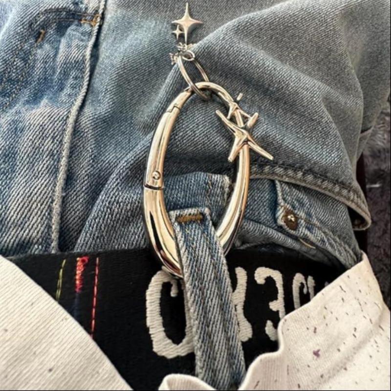 Shiny Carabiner, Shiny Carabiner Belt Loop Accessory, Fashion Accessory for Outdoor Camping & Everyday Use 4