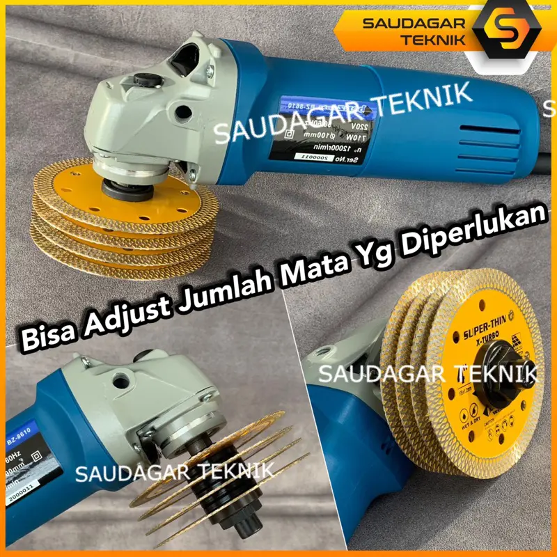 Adaptor Wall Chaser Mesin Gerinda Mur Arbor Bobok Beton Alat Pembuat Jalur Pipa Beton Tembok Mesin Gerinda