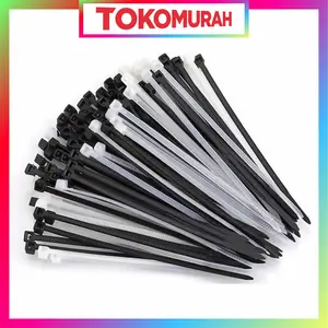 Kabel Ties 100pcs Kabel Tis Cable Ties Tali Ties Pengikat Kabel 10cm 15cm 20cm R917