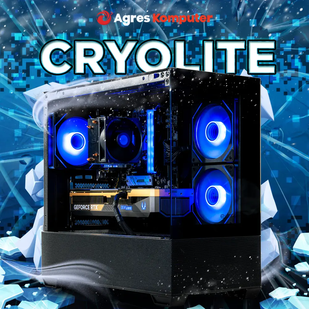 AGRES CRYOLITE PC I7 13700F RTX 5060 8G/ 16GB 1TB W11PRO WIFI + BT RAKITAN PC GAMING