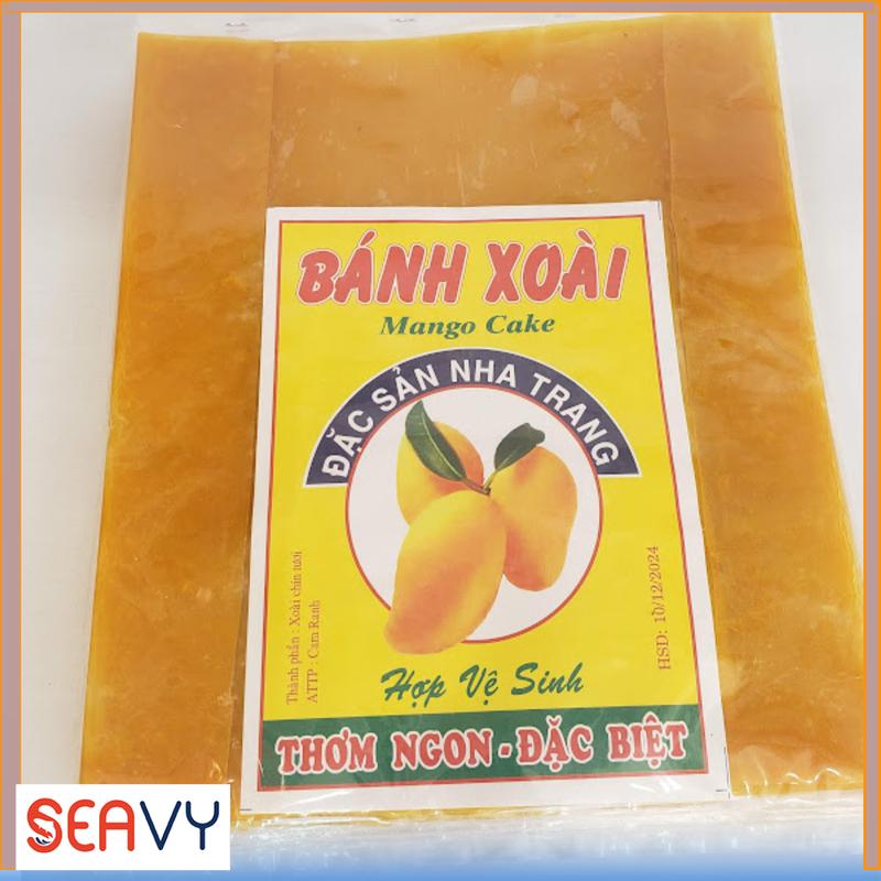 Bánh xoài Nha Trang loại vàng dẻo thơm combo 2 gói x 200 gram chua ngọt tự nhiên