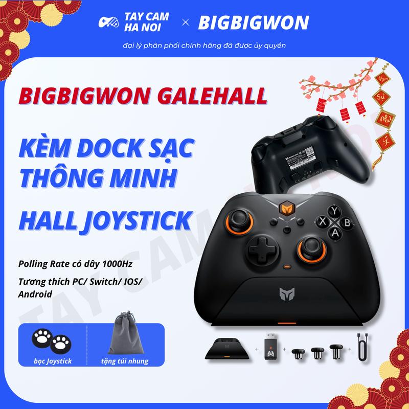[BH 12 tháng] Bigbigwon GALE HALL, tay cầm chơi game Hall Joystick, kèm dock sạc thông minh