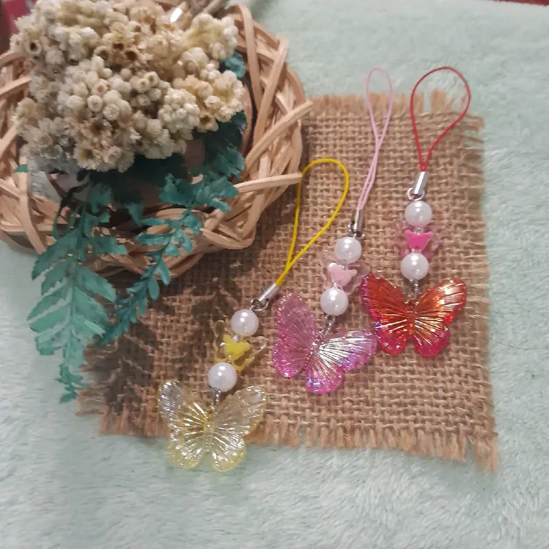 Phone Strap Butterfly Tali Gantungan Lanyard 0
