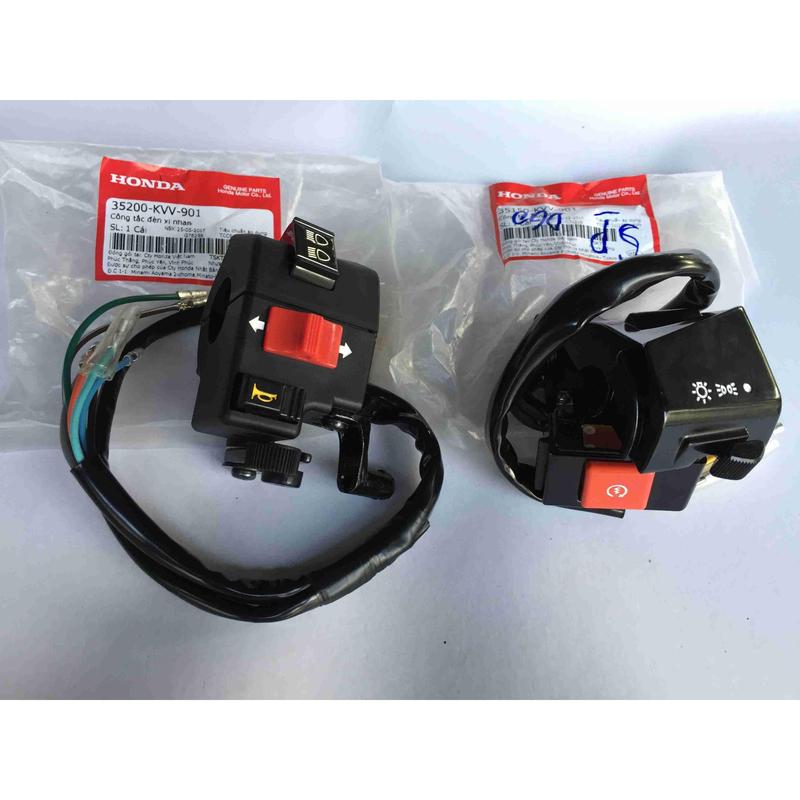 Cùm công tắc cho xe honda Dream (kèm tay phanh) 4