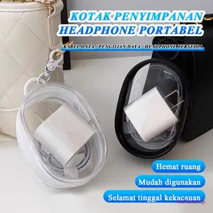 Pengatur Kabel Data & Aksesoris Travel Kotak Organizer: Tempat Charger, Headphone, Kabel Transparent, Tahan Air, Ringkas, dan Multifungsi Terbaik
