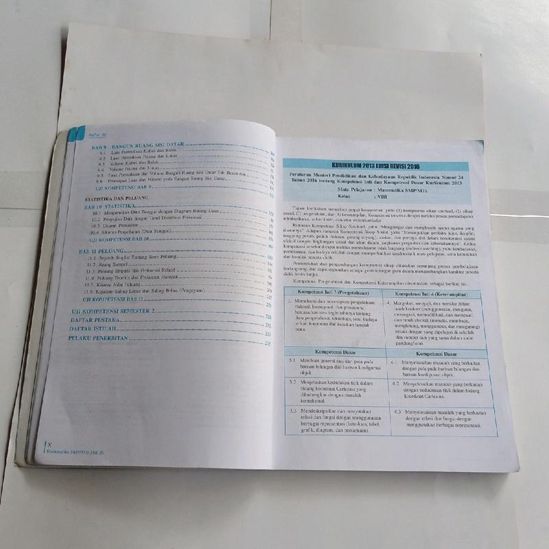 BUKU MATEMATIKA SMP MTS KLS VIII 2B K13 M CHOLIK ADINAWAN ERLANGGA Soft Cover 2