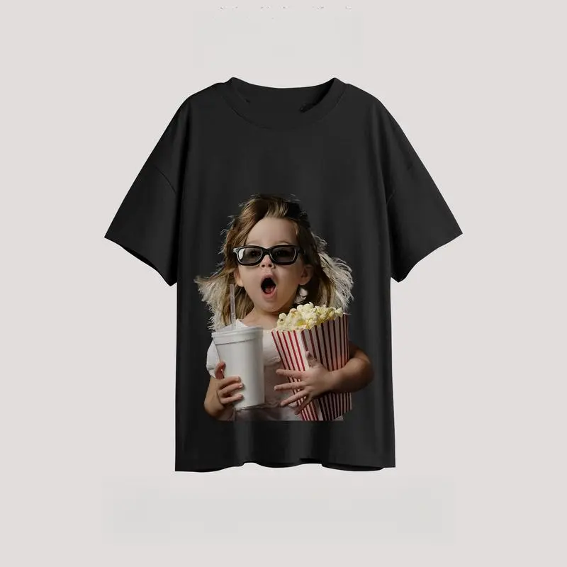 (Unique Series) Kaos Oversize CHILDHOOD Basic Combed Lembut Pria & Wanita Sablon 3