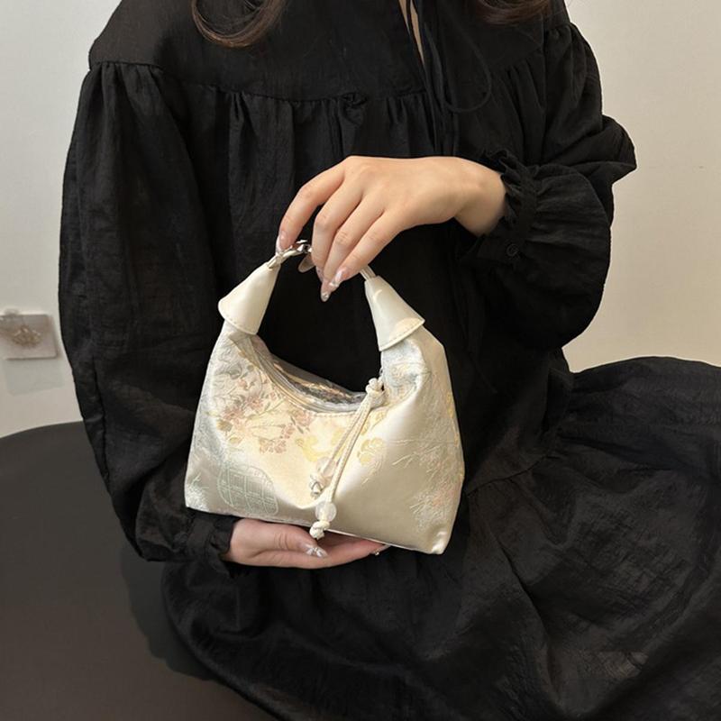 Túi Xách Đeo Hông Nữ, Phong Cách Cổ Điển Cổ Điển, Túi Đeo Vai Nữ Trung Quốc Thiết Kế Jacquard, Túi Đeo Chéo, Túi Đeo Vai Bên Trong Nữ, Túi Xách Cao Cấp Sang Trọng, Phong Cách Trung Quốc Thanh Lịch 3