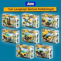 Gambar Mainan Balok Juno 8615 Engineering Truck Robot 8in1 Mainan Robot - 1 Set (isi 8 Box) dari Juno Toys_NEW Kota Surabaya 4 Tokopedia