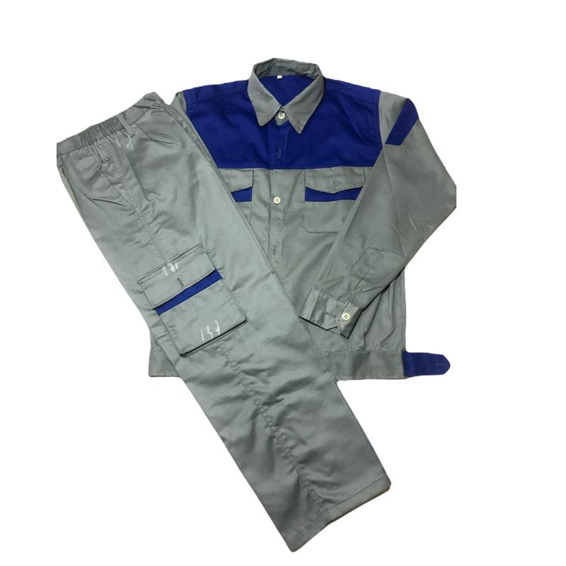 Bộ quần áo bảo hộ lao động mã M12 chất kaki dày dặn, không bai xù,bền bỉ GỌN GÀNG, PHONG CÁCH, PHỐI MÀU MỚI LẠ, LÊN PHOM CỰC CHUẨN, THỎA MÁI HOẠT ĐỘNG Nam Menswear Sơ Mi safety  pants Có Cổ Có Túi