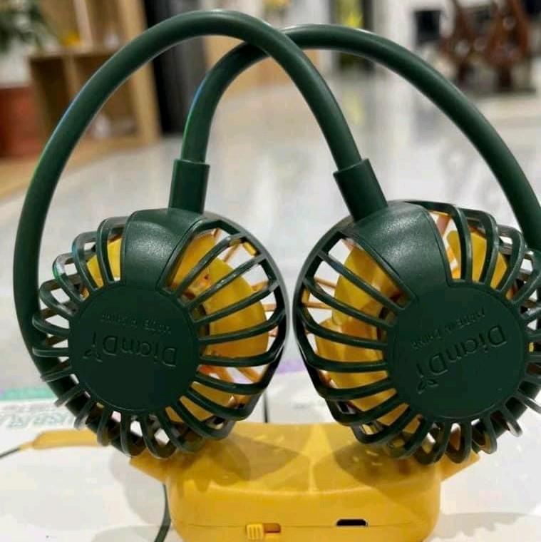 Quạt Tích Điện Đeo Cổ Siêu Mát 4