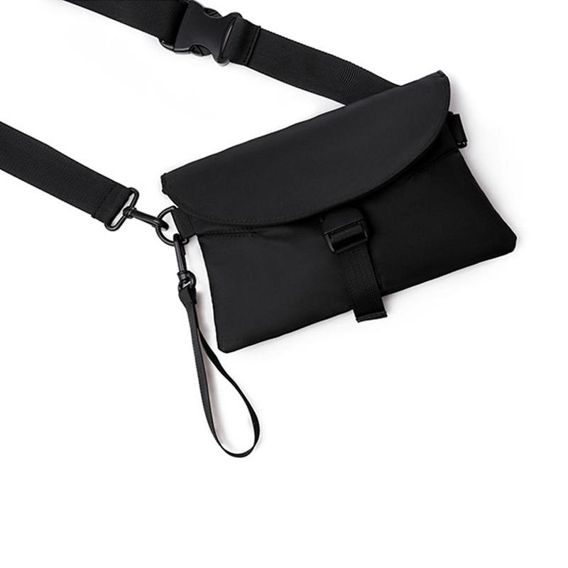 Product Introduction of Men Nylon Chest Pack Cellphone Pouch Outdoor Sports Cross-body Bag Casual Running Cycling Sling Bag 7