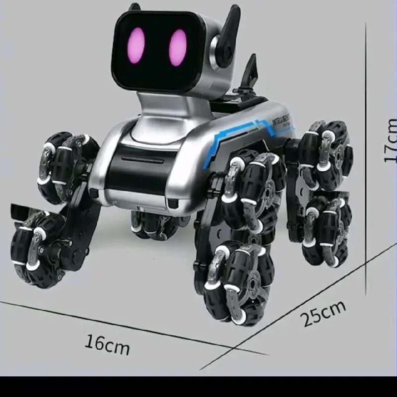 Chó robot điều khiển 8 bánh,nhạc,phun sương 2