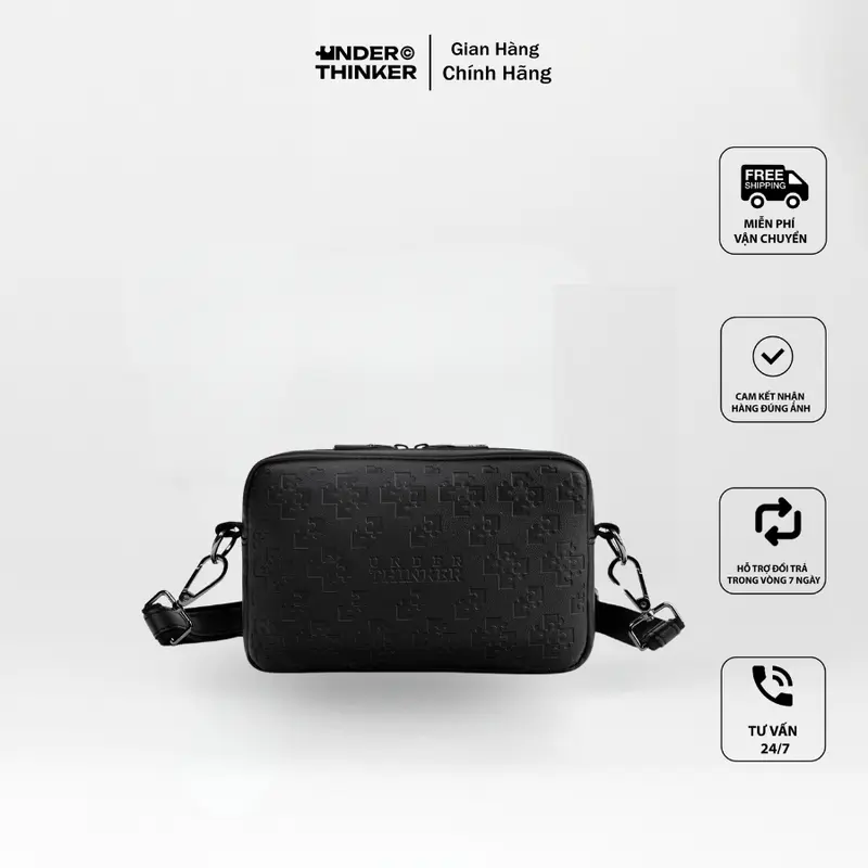 [ST.ICK.ER] Túi Da Đeo Chéo GERALT Thời Trang Nam Nữ Unisex Chống Nước Local Brand UNDERTHINKER 0