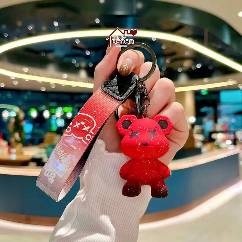 Móc Khoá Gấu BearBrick - Móc Treo Túi Cặp - Móc Treo Chìa Khoá Mẫu 2 8