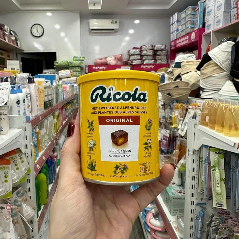  Ricola Kẹo Ngậm Ho Chuẩn Đức Cho Bé Từ 2 Tuổi Đến Người Lớn Hỗ Trợ Giảm Ho Đau Rát Cổ Họng An Toàn Từ Thiên Nhiên 