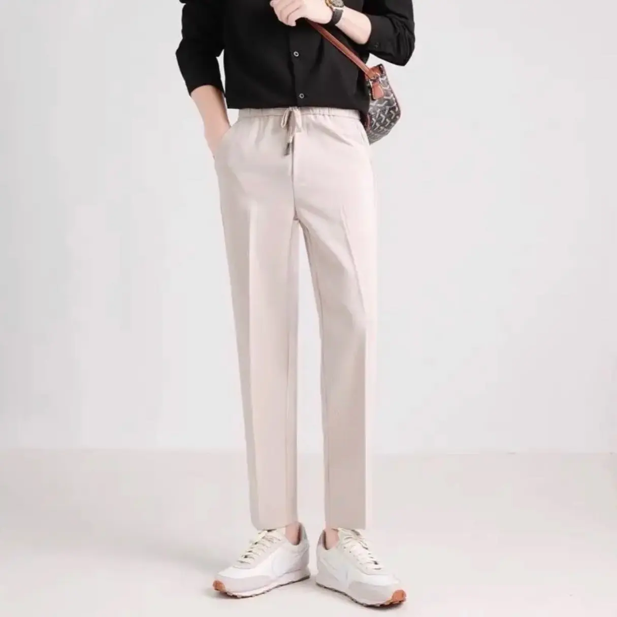 Shop Nam Luxury: Quần âu nam cạp chun baggy from dáng hàn quốc