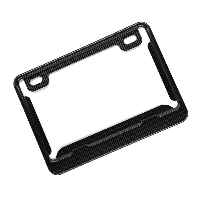 Product Introduction of Carbon Fiber Texture Texture License Plate Frame Tag Cover for Motorcycle Motorb 39