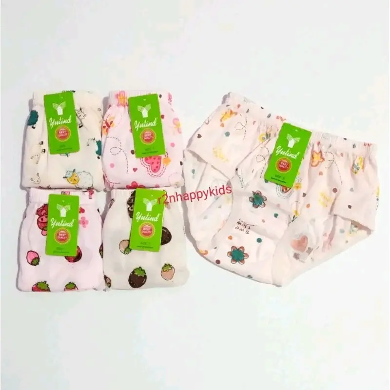 ( 6 Pcs ) Celana Dalam Anak Perempuan Yutind / Celana Dalam Anak Motif 2